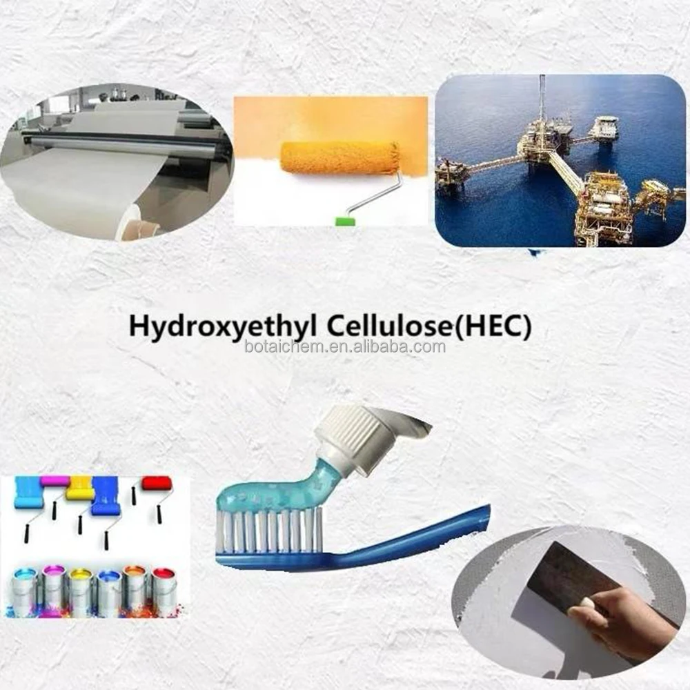THYLOCELL HEC 9004-62-0 hec hydroxy ethyl cellulose paint thickening agent hec powder