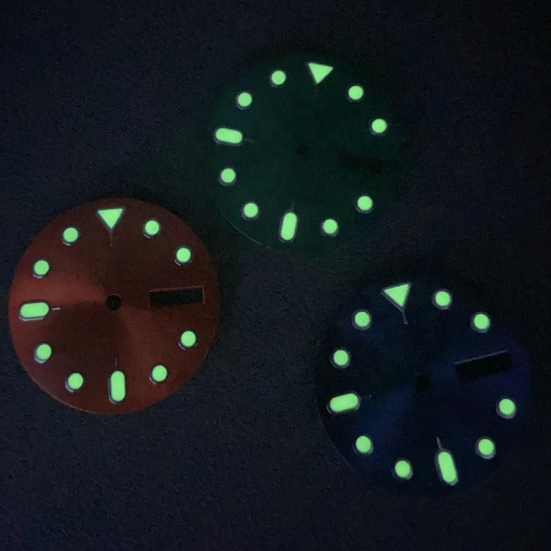 mechanical custom watch wrist tools & parts gmt 28.5mm dial fit nh34 nh35 nh36 miyota8215 7750 6497 eta 2824 movement
