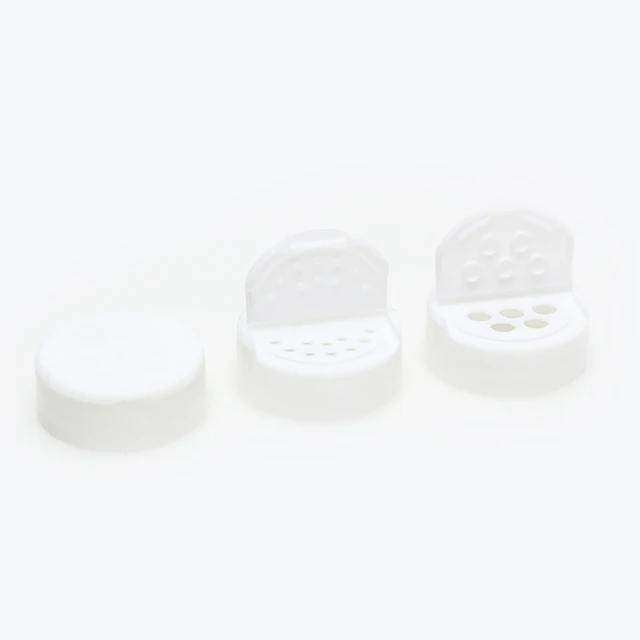 Hot Sale PP Plastic 38mm Flip Butterfly Lid Double Open For Seasoning Shaker Pepper Salt Shaker