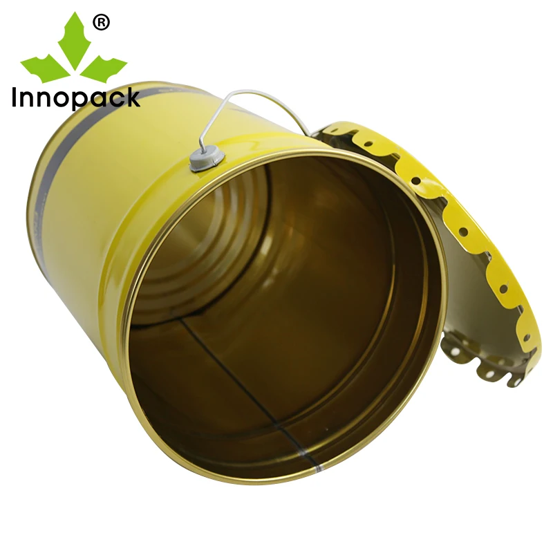 20L metal bucket paint tin pail with lid UN approved