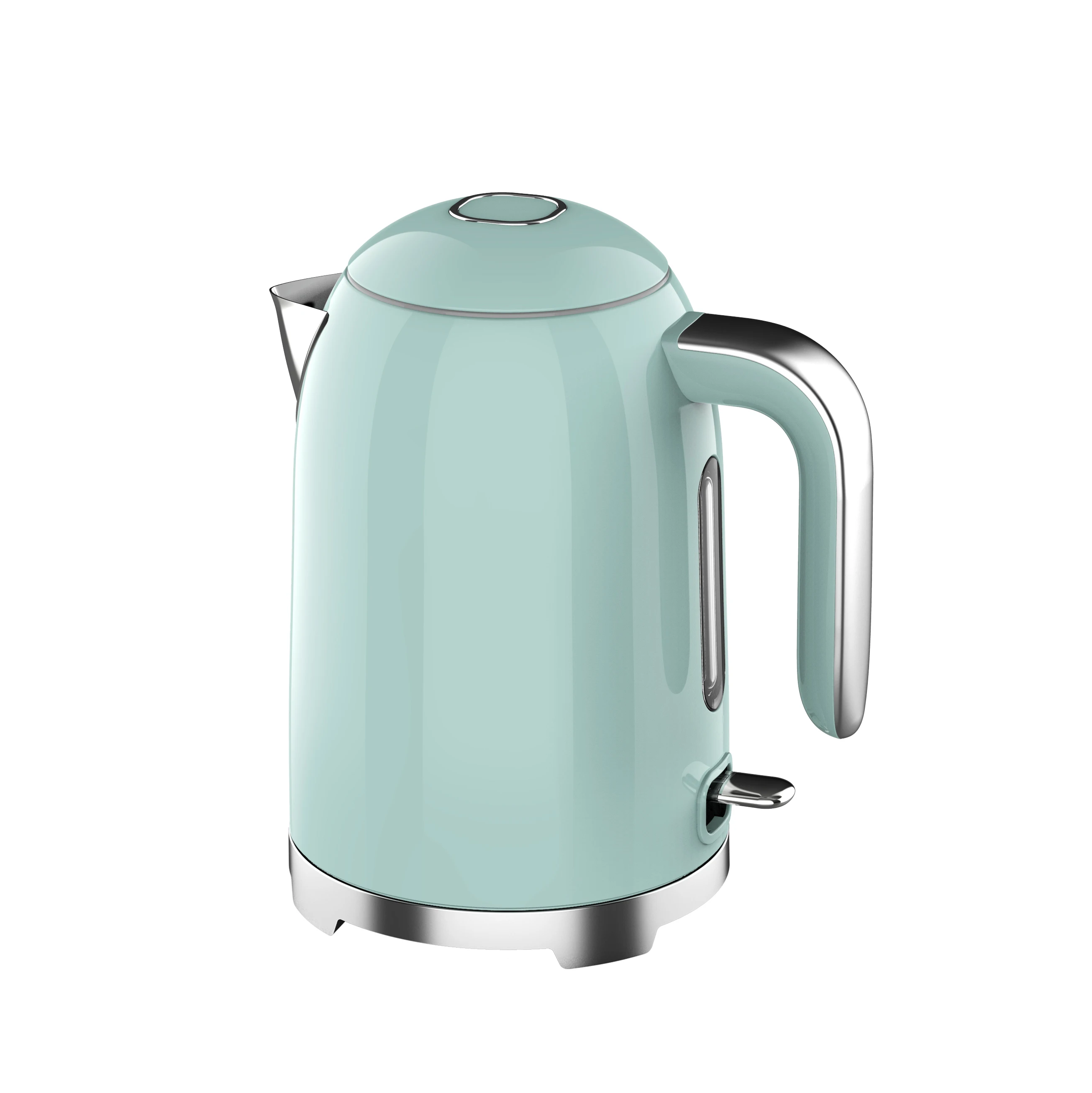 Factory Custom Portable water electric kettles  Home Appliances 1.7L Retro Stainless Steel Electric Kettles