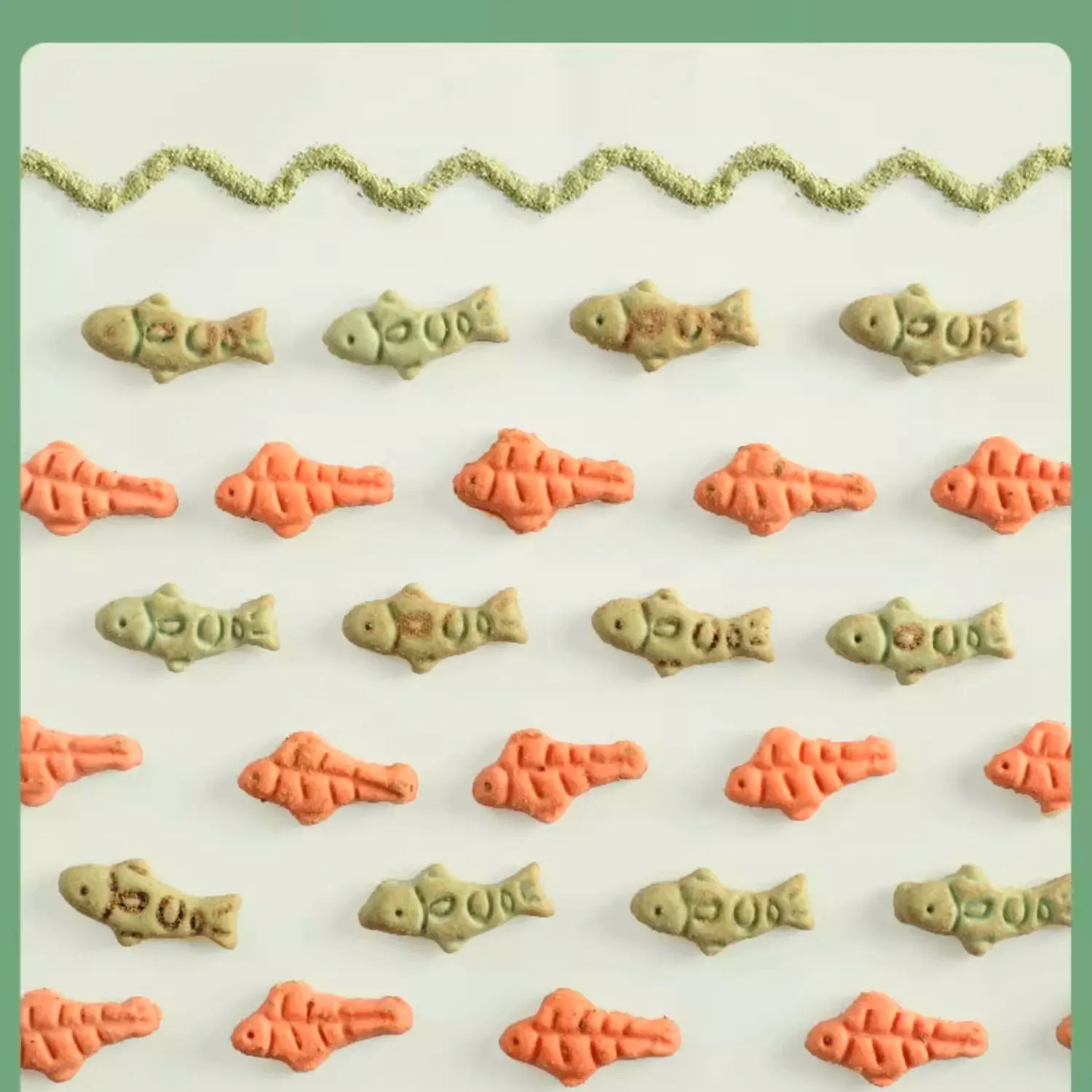 Cat Snacks Mint Fish Biscuits Freeze Dried Hair Removal Balls Teeth Grinding and Fattening Products for Young Cats