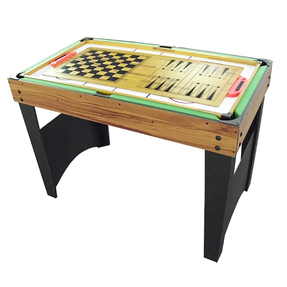 Wholesale 10 In 1 Combo Board Game Tabletop Superior Wooden Game Table Multi Game Pool Billiard Table For Home Use