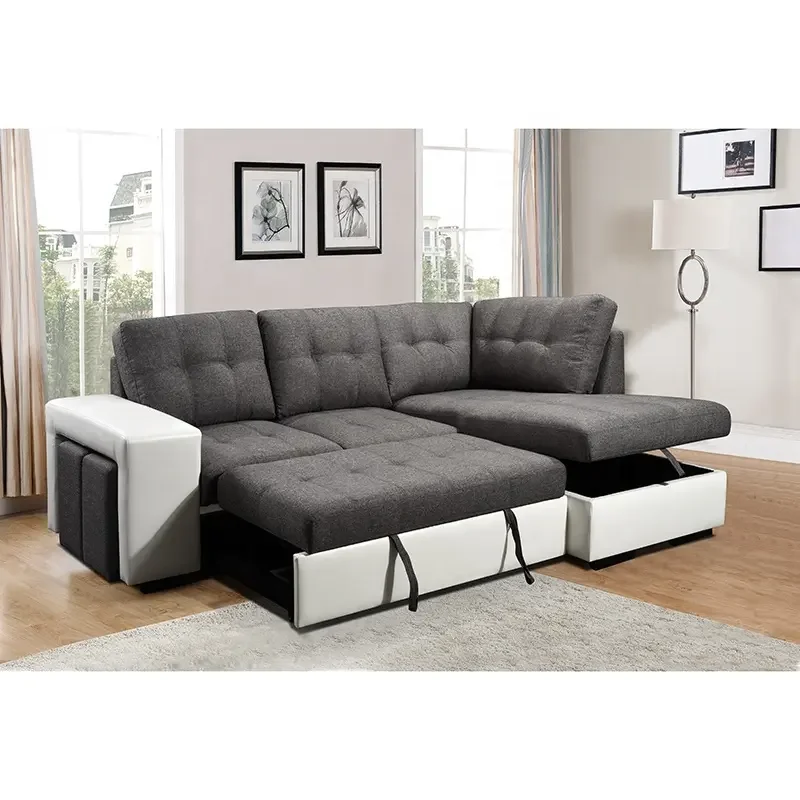 Most Economical and practical Multi-functional Living room sofa furniture with high quality material sleeper sectional  sofa bed