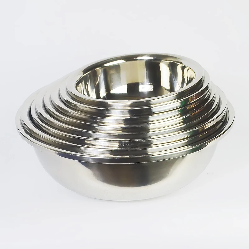 Large Capacity Multifunctional Fruit Vegetable Wash Bowl Stainless Steel Mixing Basin And Bowl