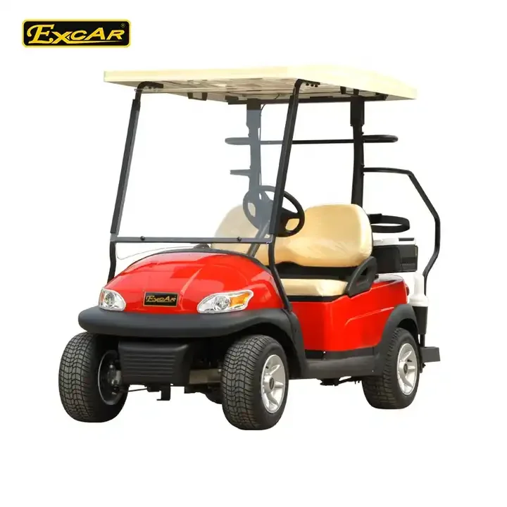 Green Energy Solar Panel Golf Cart with Lithium Battery for Sale