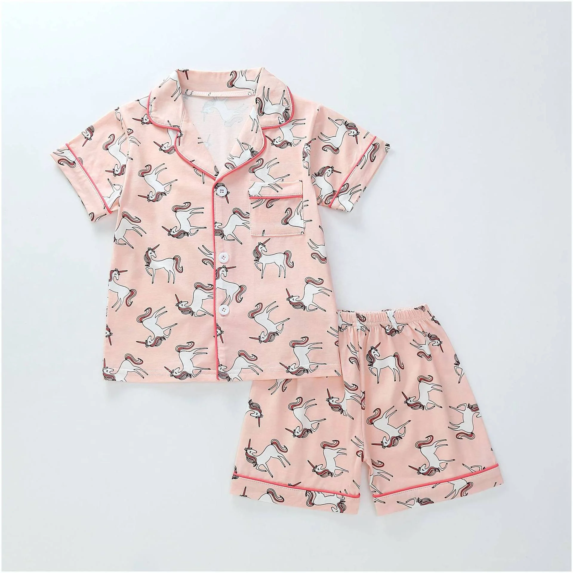 2021 Summer Baby Kids Pajama Clothing Fleece Leisure Wear Manufactures
