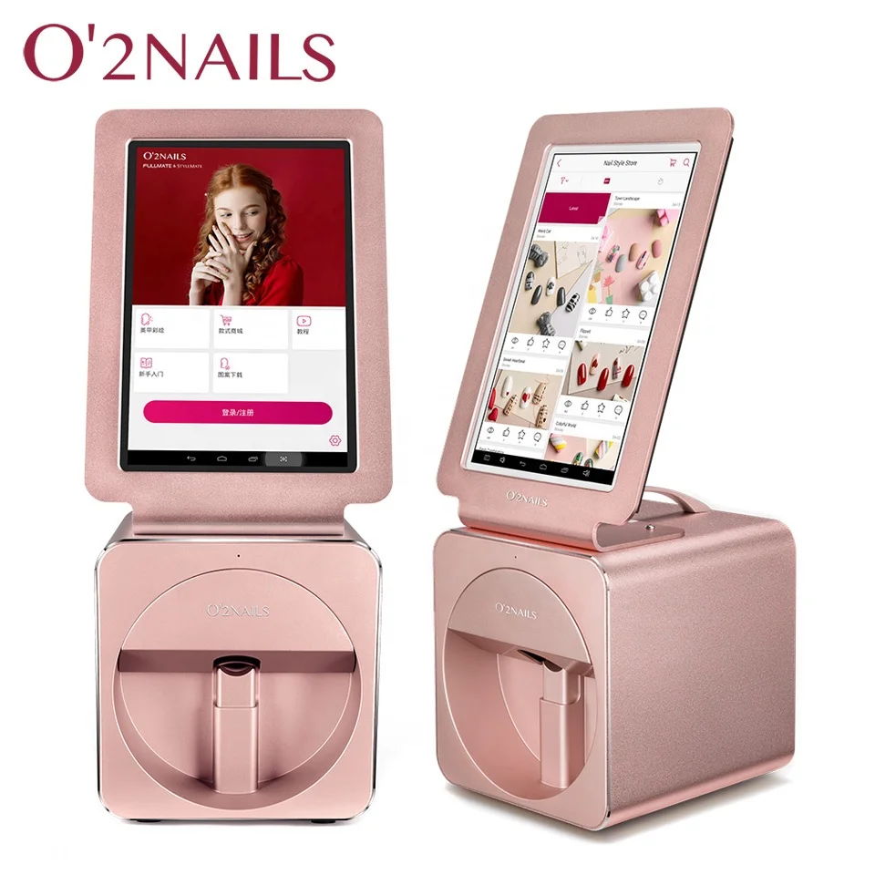 O2nails digital finger nail printer a guangzhou taiji electronics X11 plus CE.FCC approved