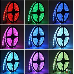 Indoor double line installation 10 meters music sync flexible rgb led strip light