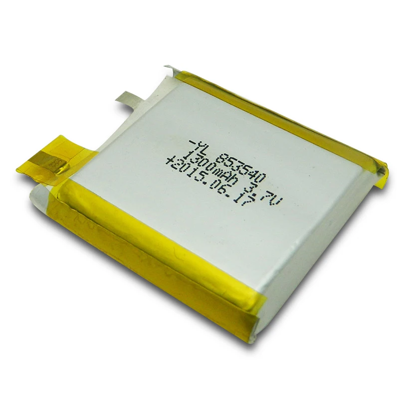 Battery factory 3.7volt 1300mah li-ion lithium rechargeable polymer battery cell