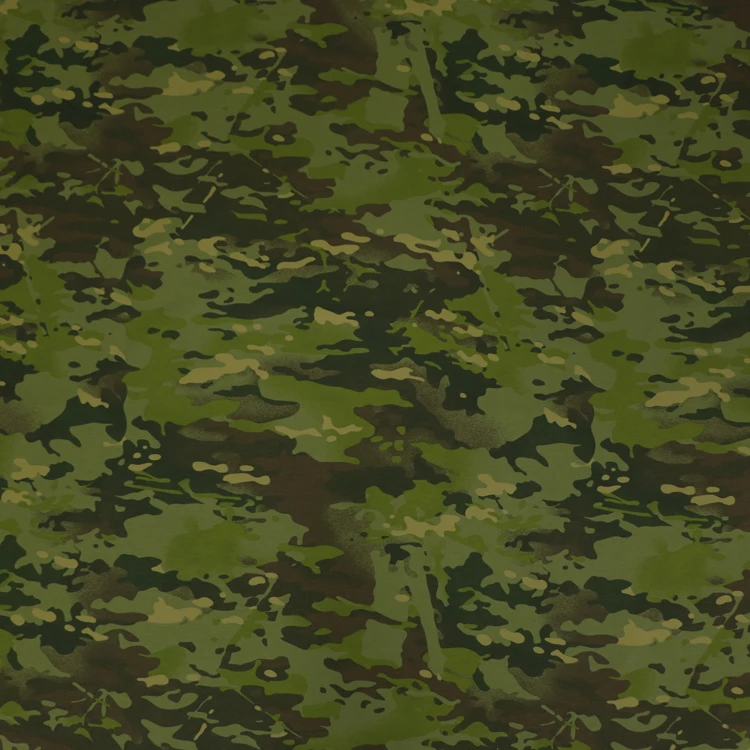 Waterproof & breathable Multicam tropic nylon fabric with DINTEX