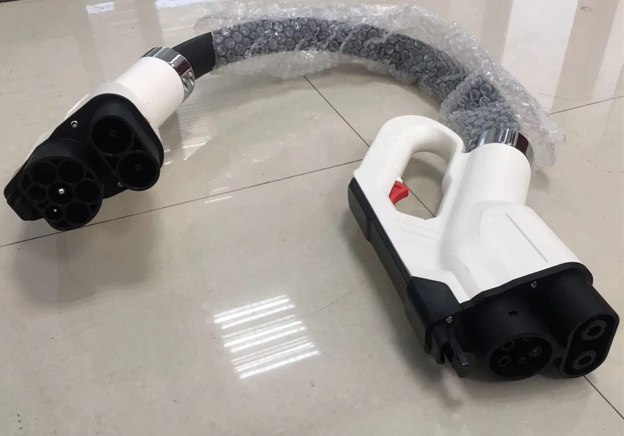 Duosida ccs combo 2 to ccs combo 1 adapter 150A EV DC Charging Adapter DC charger adapter with 0.3m cable