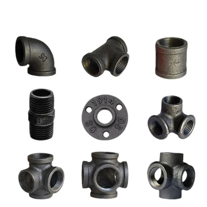 All Type black malleable iron pipe fitting