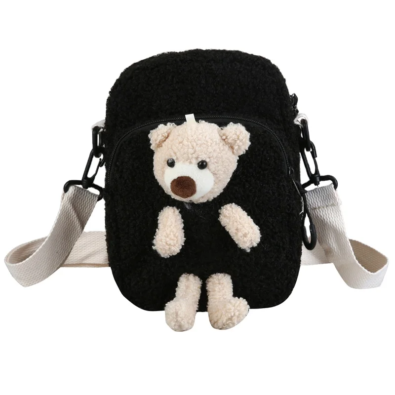 3D Custom Children bear Teddy Cartoon bookBags Kids toddler School Bags Cute Child Schoolbag Plush Backpack