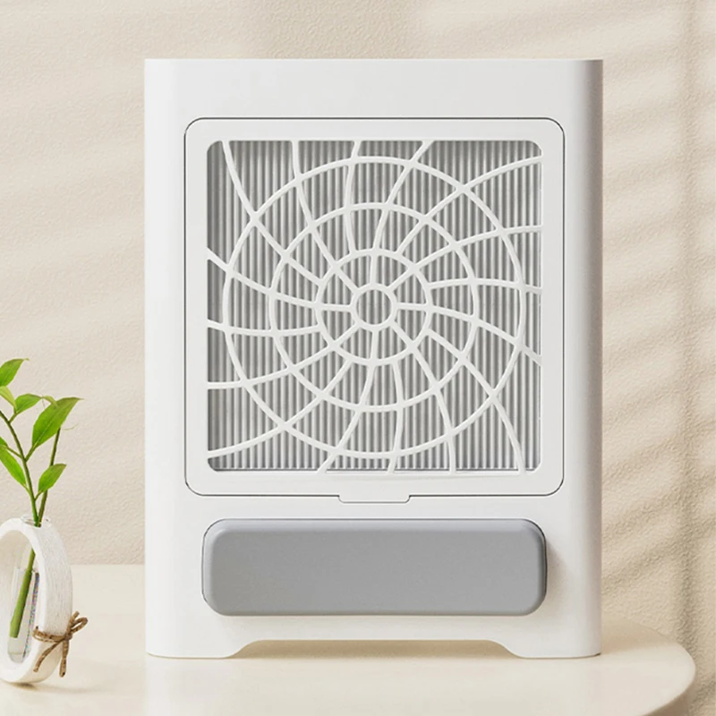 Nail Dust Collector 48W Brushless Powerful Nails Dust Extractor Vacuum Dust Suction Cleaner Machine Manicure for Gel Nails Salon