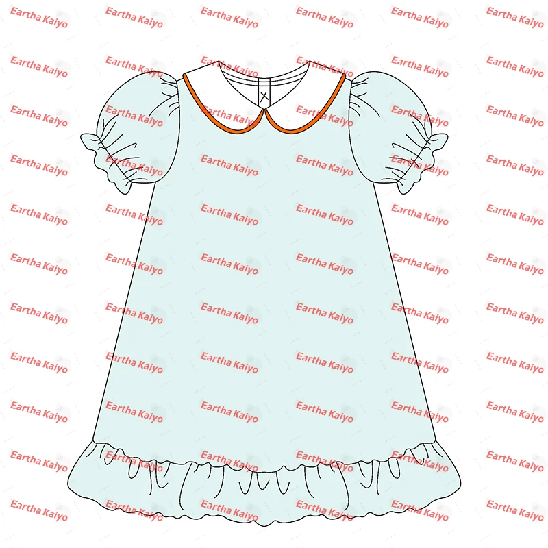 2024 baby clothing sets sibling matching Pumpkin romper two pieces outfit kids clothes wholesale halloween