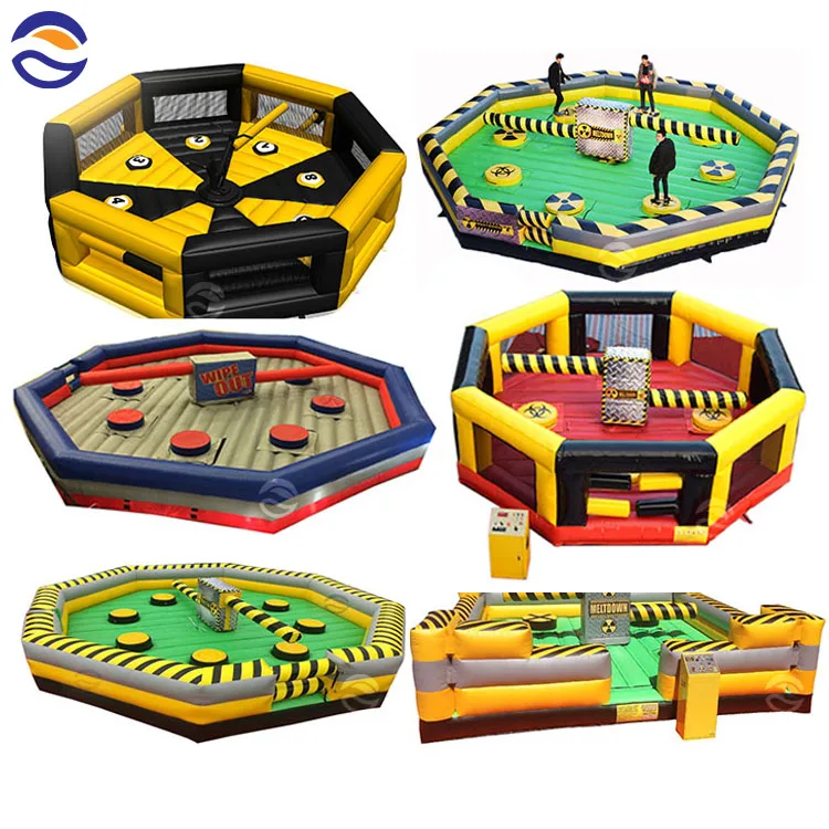 Party Adult Kids Inflatables Rock Climbing Wall Wipeout Dart Tank Board Football Target Games Darts