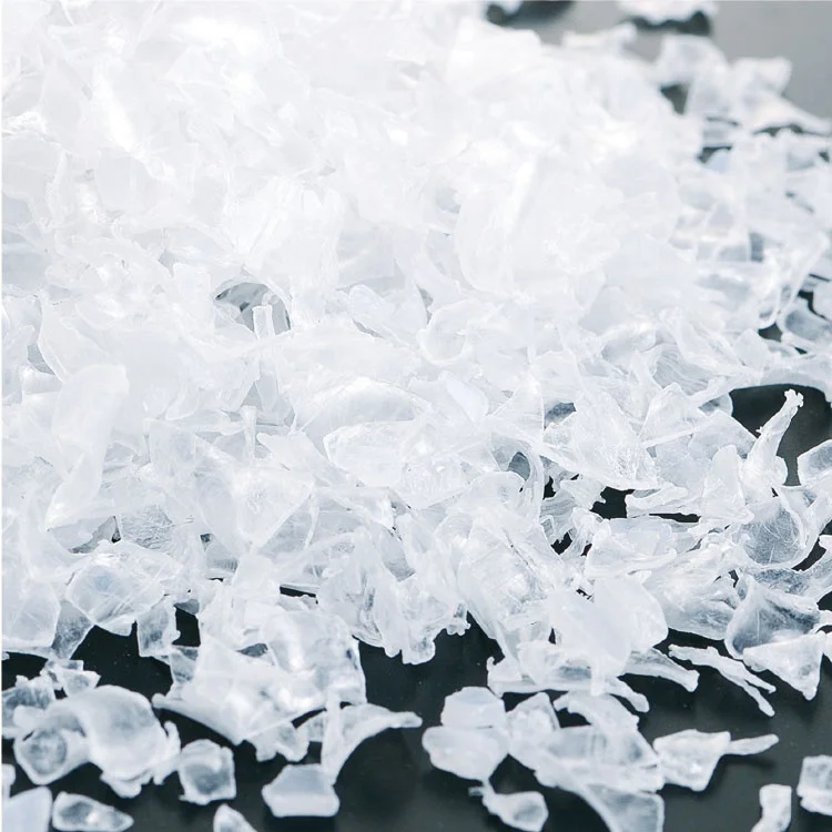 Clean Hot Washed Recycled PET Flakes / Pet Plastic Bottle Scrap For Sale