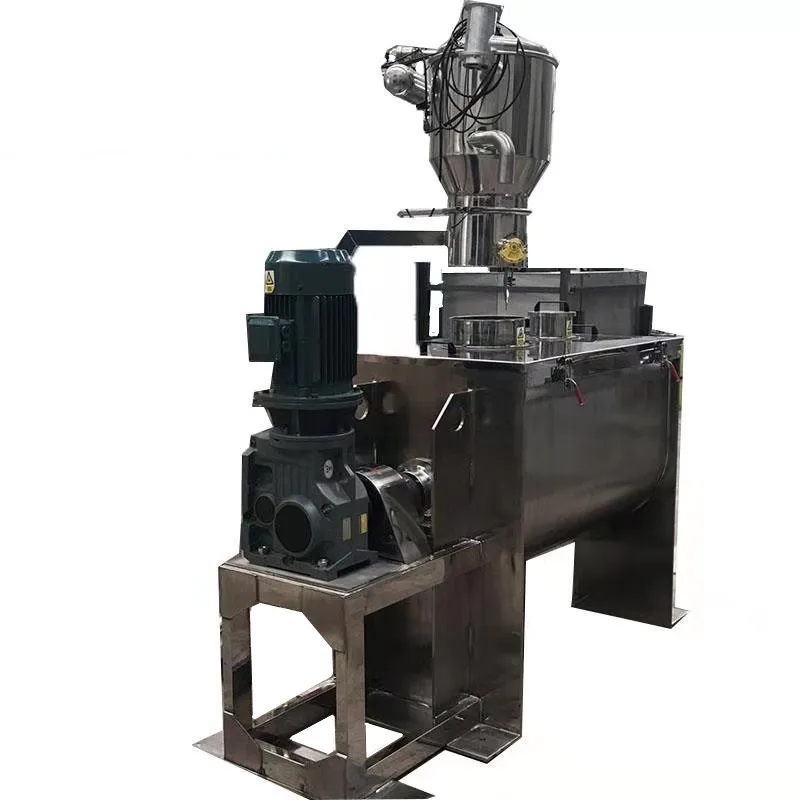 Zhengzhou  JINHE Factory CE qualified ribbon mixer for fertilizer food powder light sticky Granule Agitator