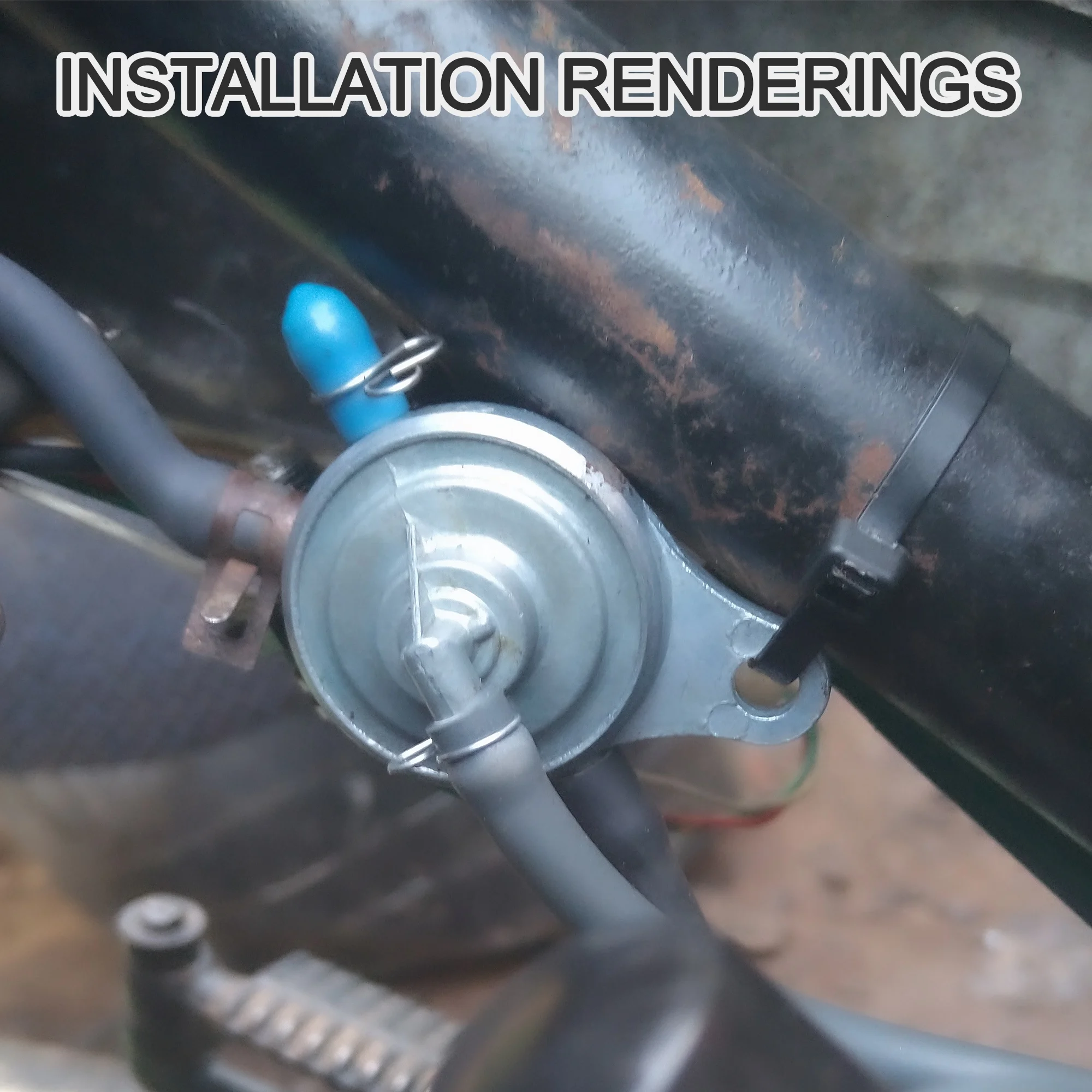 GOOFIT Fuel Pump Valve Vacuum Petcock for GY6 50cc 125cc 150cc Roketa Sunl Taotao Chinese ATV Scooter