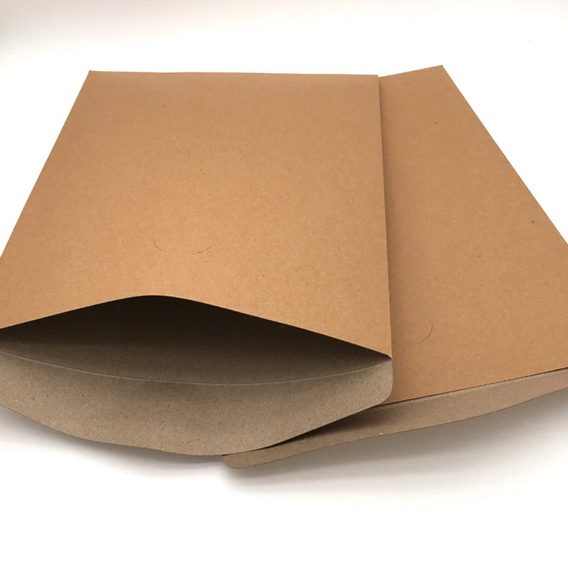 Custom Kraft Envelope Bags Portable Paper Bags with Window, Custom Sizes and Designs