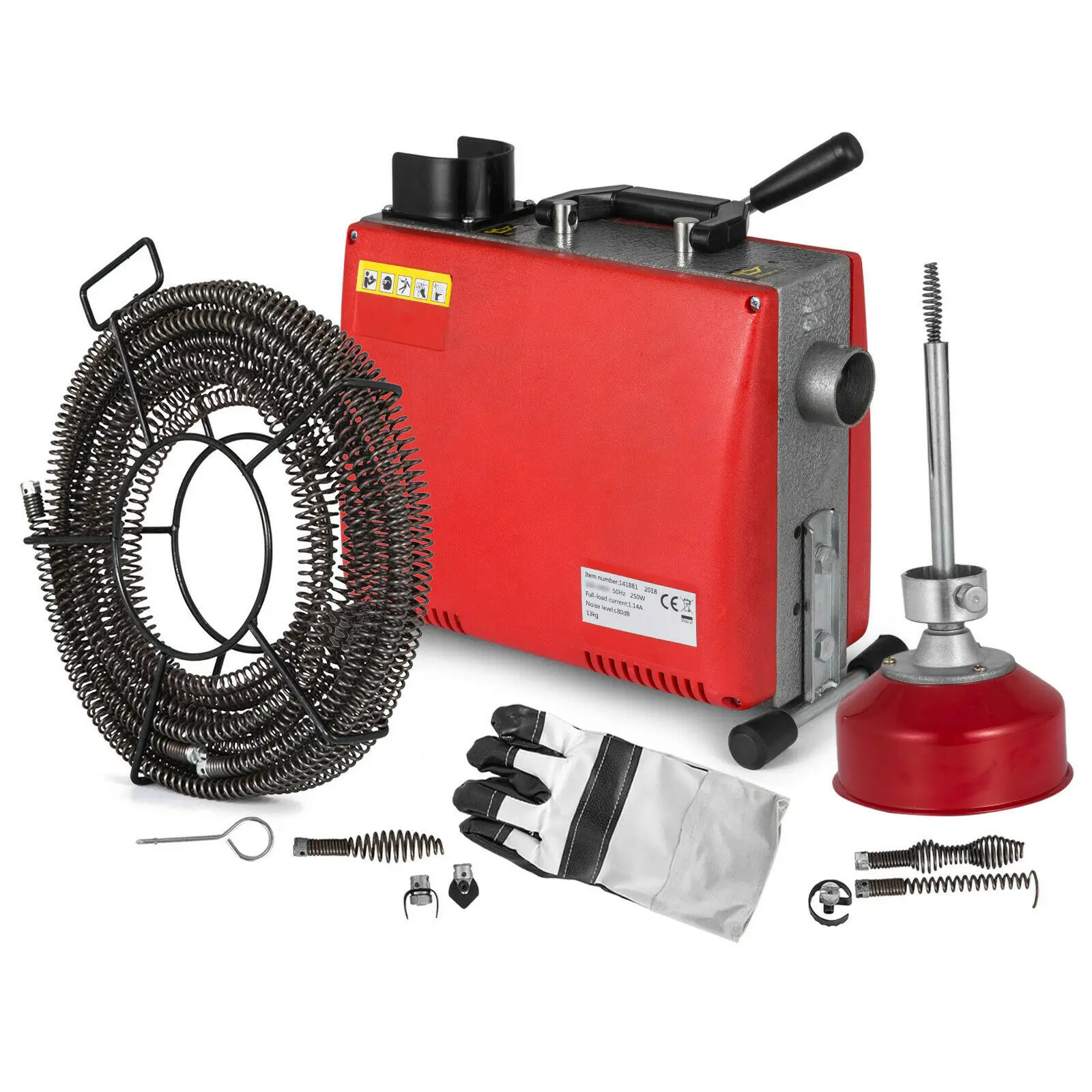 GQ-100 Electric Auger Drain Cleaner Pipe Cleaning Machine