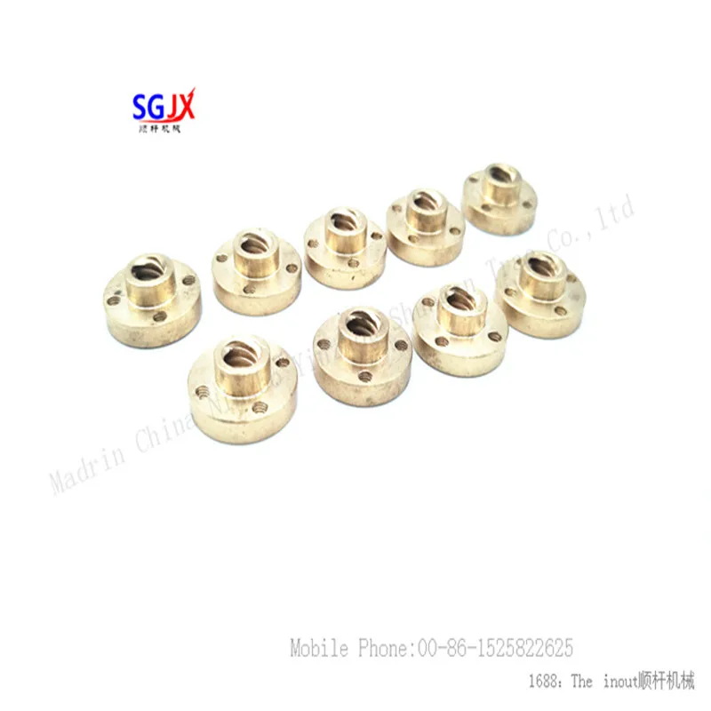 CNC lathe brass accessories CNC precision parts machining metal copper parts processing non - standard products to figure