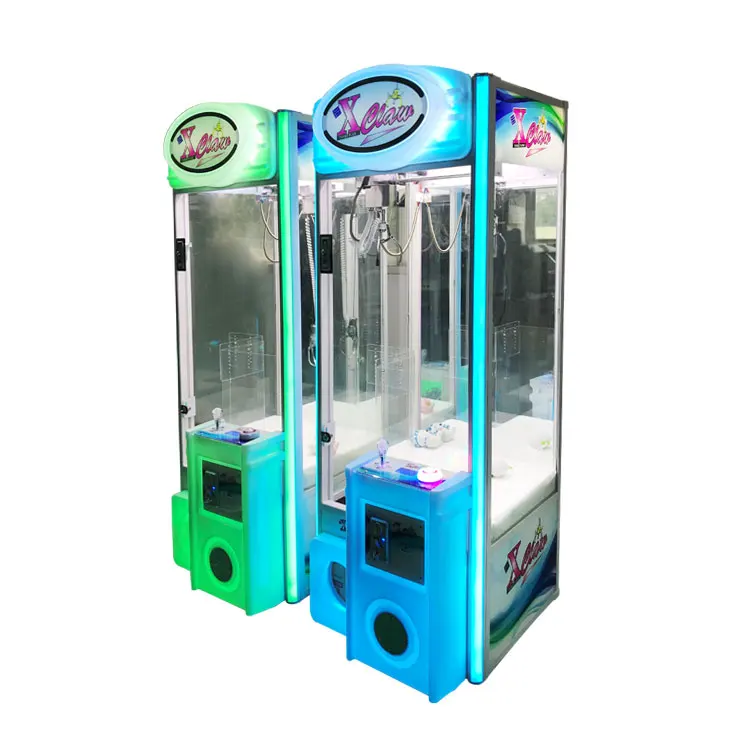 Threeplus coin operated singapore doll claw machine arcade game machine