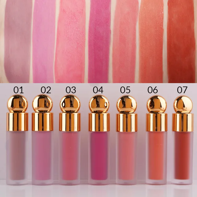 Free Sample Private Label 7 Color Facial Contours Cream Blush Long Lasting Waterproof Makeup Facial Blush