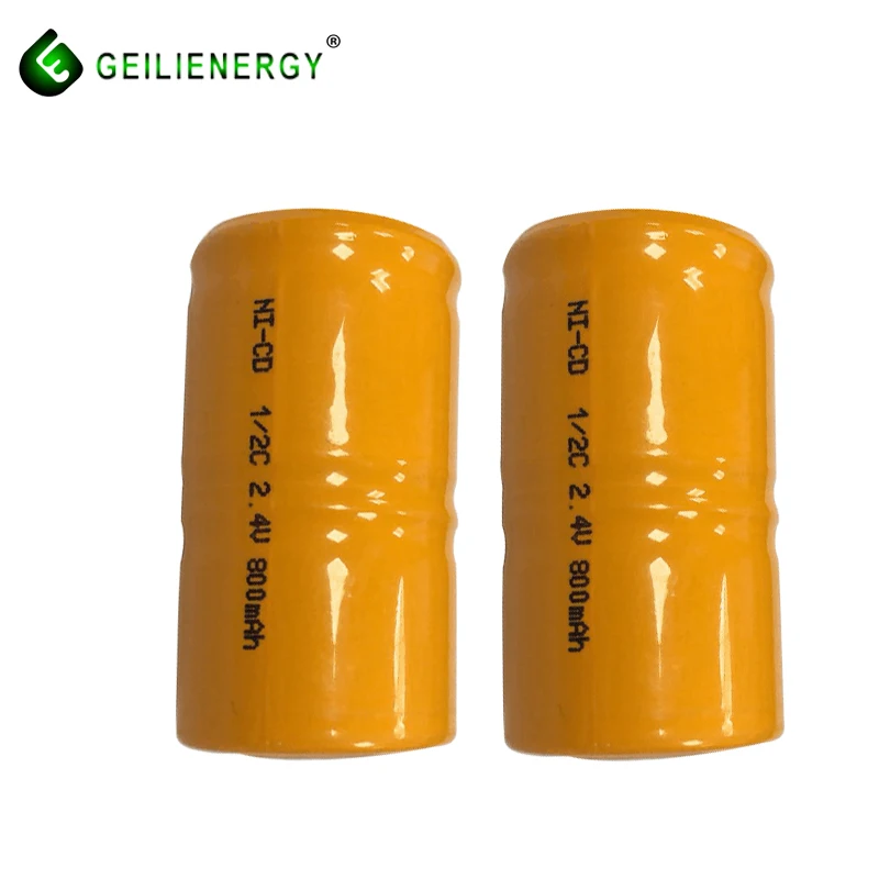  1/2C 2 4 v Ni cd 800mah аккумулятор для аварийного