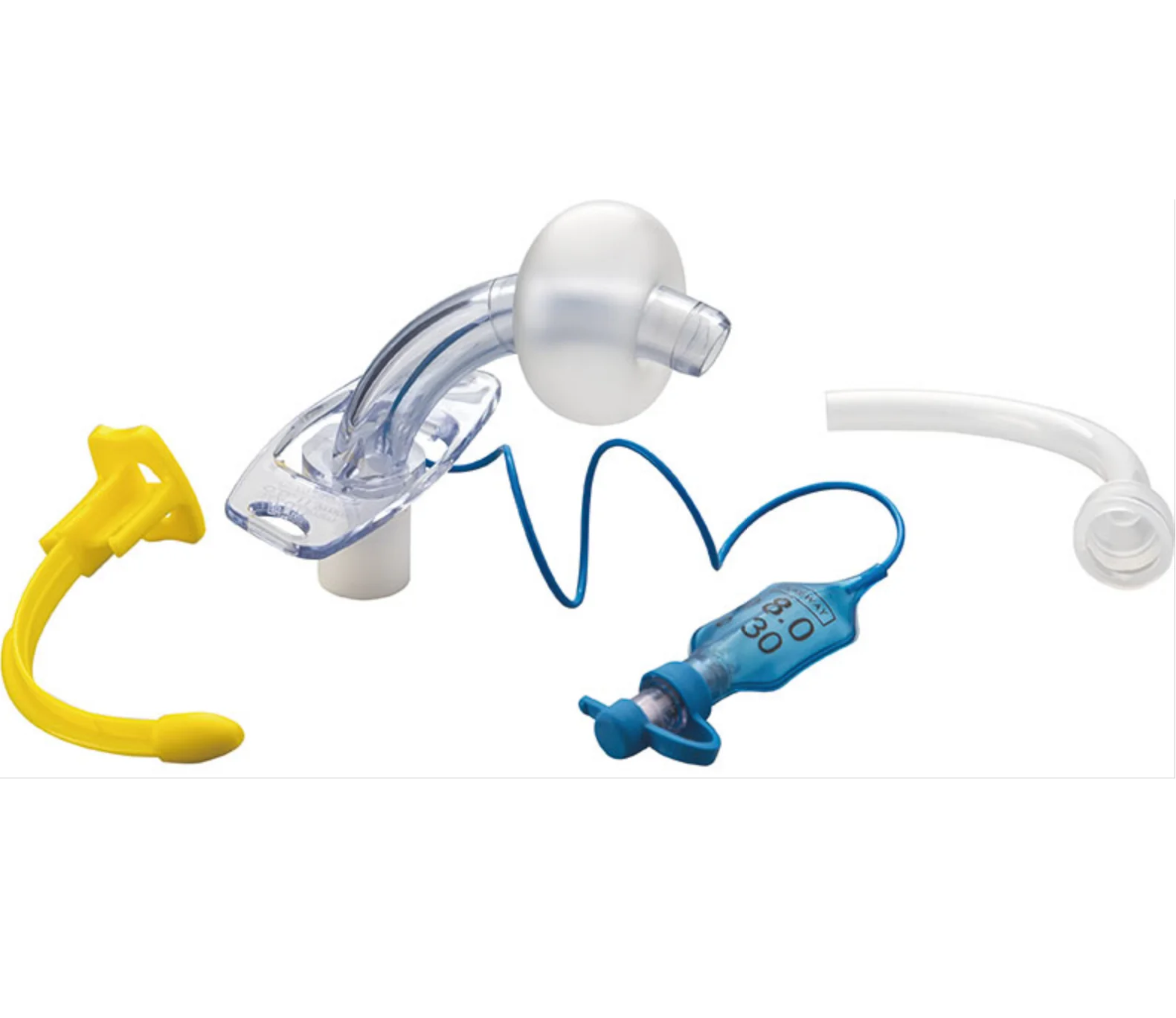 Disposable cuffed or uncuffed Tracheostomy Tube with Inner Cannula