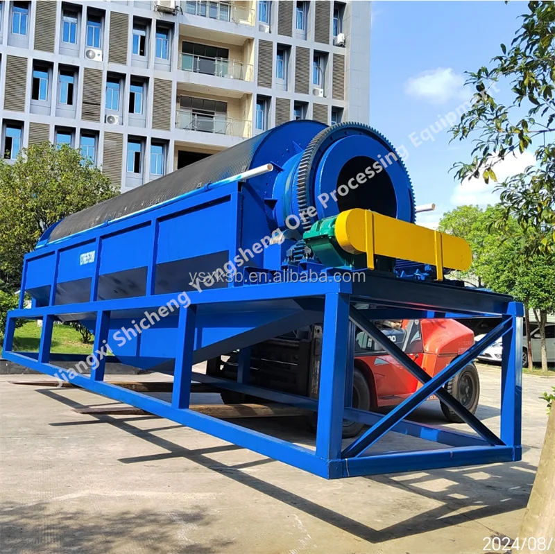 Customizable Multi Size Rotary Trommel Screen Machine Mining Drum Screen Sieve for Gold Sand Coal Ash Trommel Separator