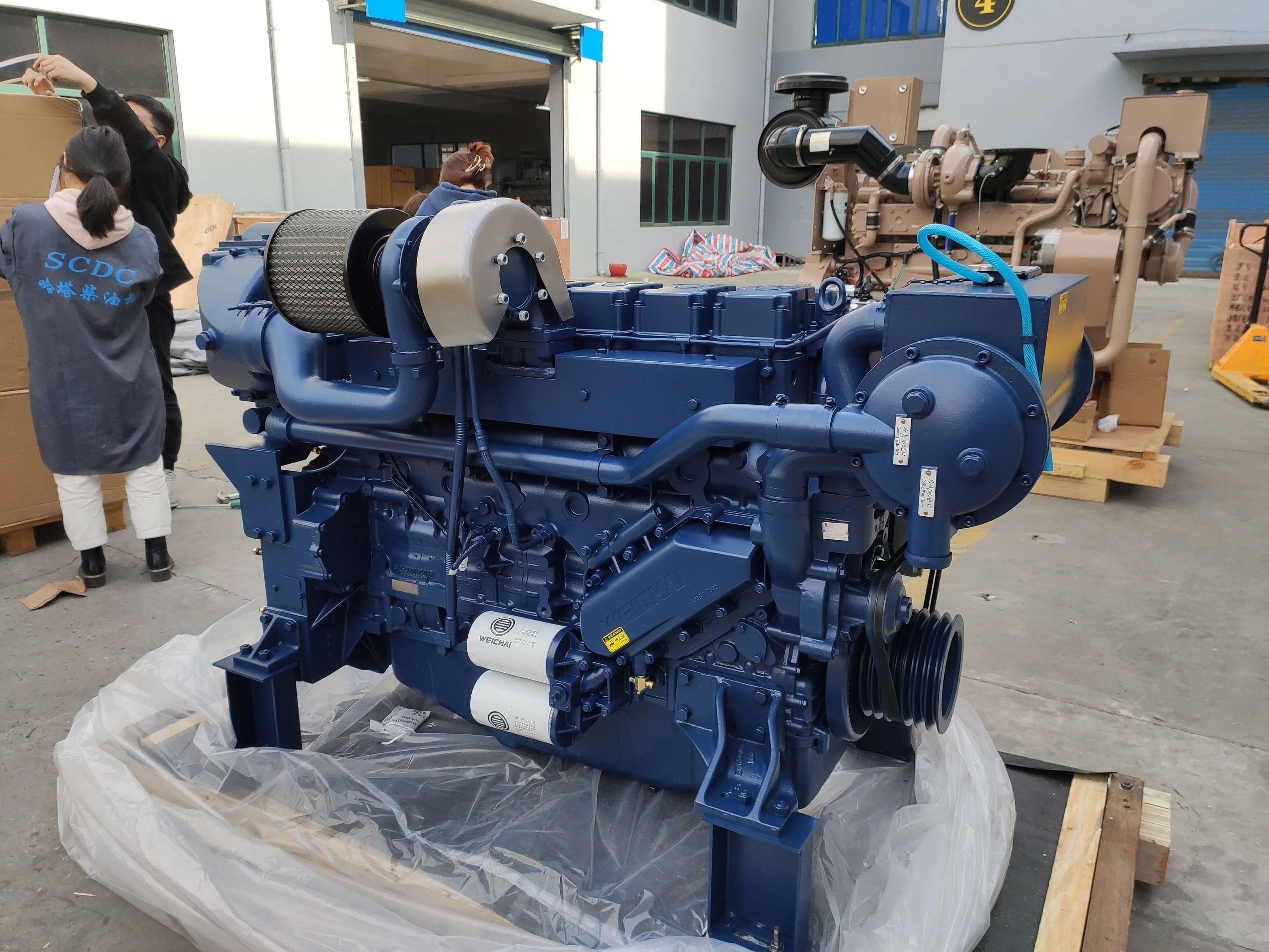 Weichai High-speed boat new type 6 cylinders 500hp WP12C500-21 Diesel Engine