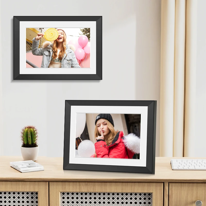 10.1 Inch Smart WiFi Digital Photo Frame 1280x800 IPS Touch Screen Built in 16GB Memory Frameo Digital Picture Frame