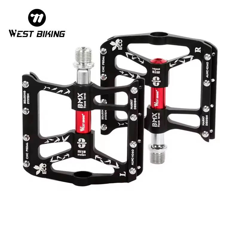 WESTBIKING Exercise Mountain Road Bike Powermeter Cycling Parts Bicycle Pedal Strap Bike Wrench Aluminium Cycling Bicycle Pedal