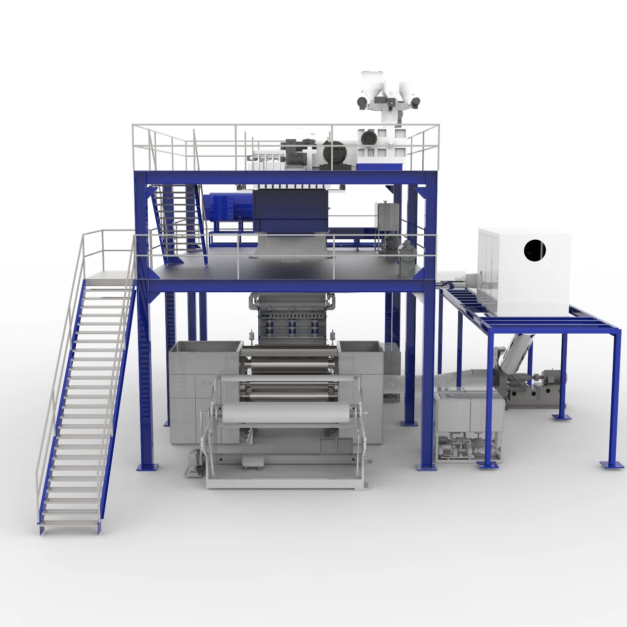 S PP Nonwoven Fabric Making Machine For Shopping Bag, Wall Paper, Clothes Cover