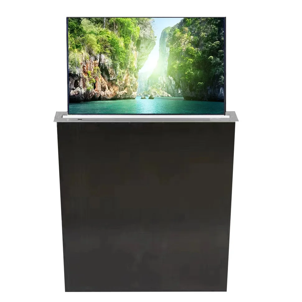 21.5 inch Audio System Paperless Video Multi Conference System Motorized Lcd Retractable Monitor Lift