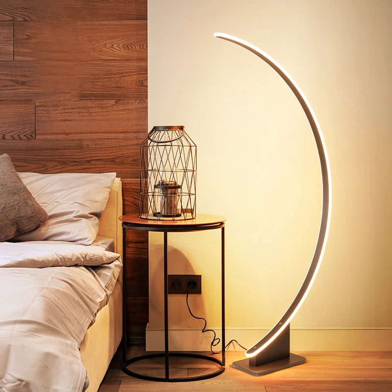 Best Factory Price Hotel Modern Dinning Room Big Simple Led Floor Lamp