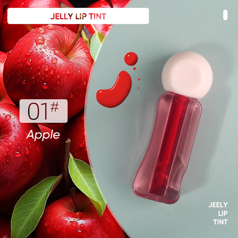 New Color Jelly Lip Tint High Quality Vegan Moisturizing Liquid Lipstick Long Lasting Lip gloss