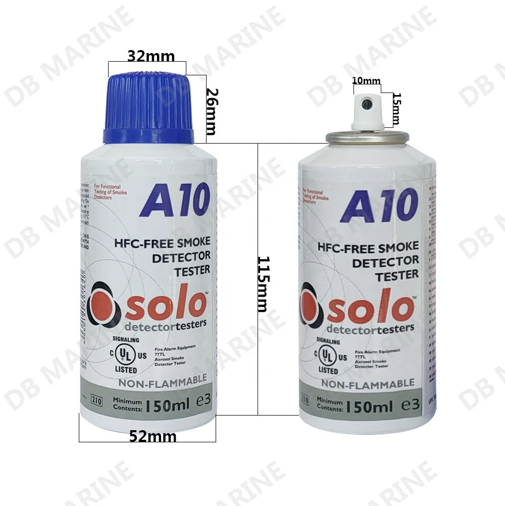 IMPA 331074 Solo A10 Spare Test Gas for Smoke Detector Testers 150ml Smoke Aerosols