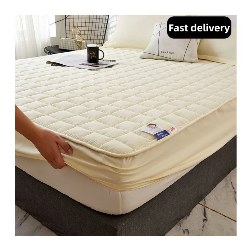 Водонепроницаемый дышащий мягкий чехол для матраса на молнии, стеганый жаккардовый водонепроницаемый чехол для матраса, протектор матраса