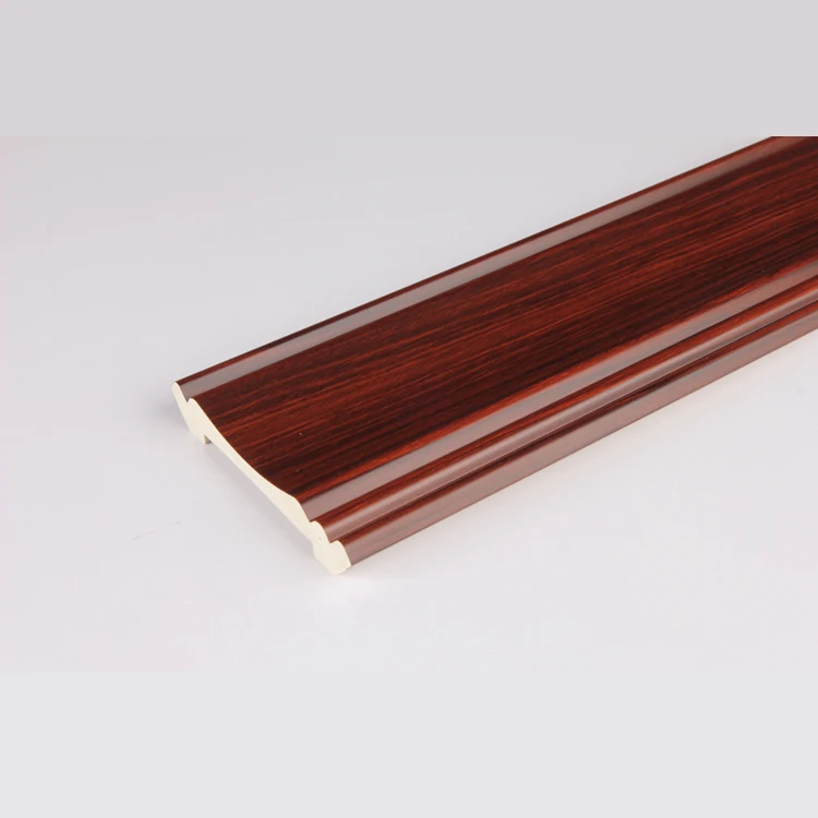 easy to install 2.4 meters indoor PVC decorative crown molding