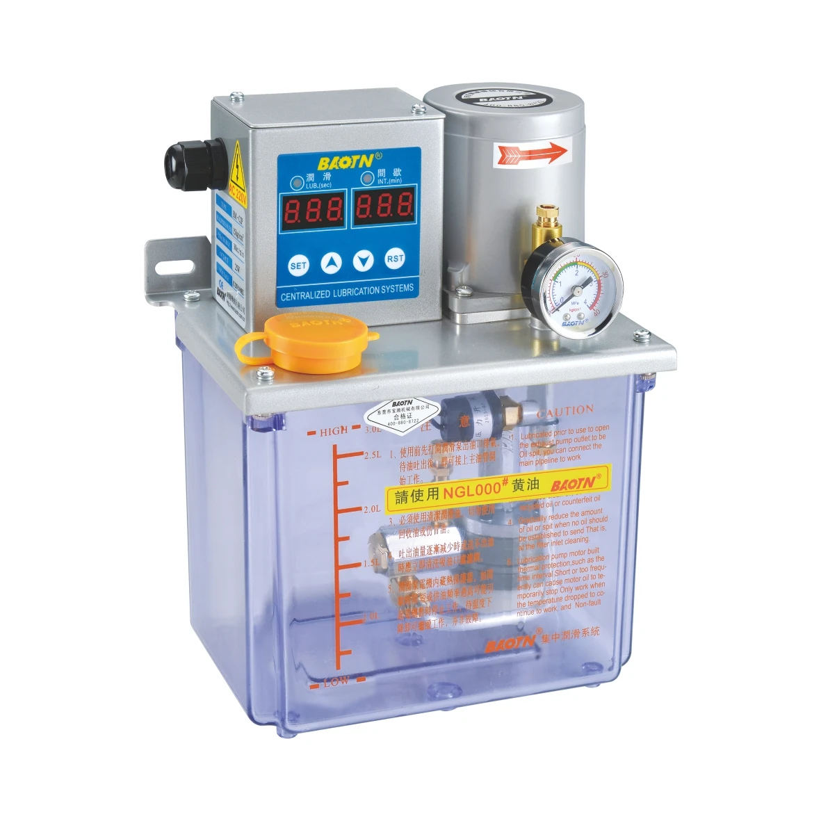 China suppliers BAOTN GTA - A13 - 226 central lubrication system resistance type small electric oil gear pump auto grease pump