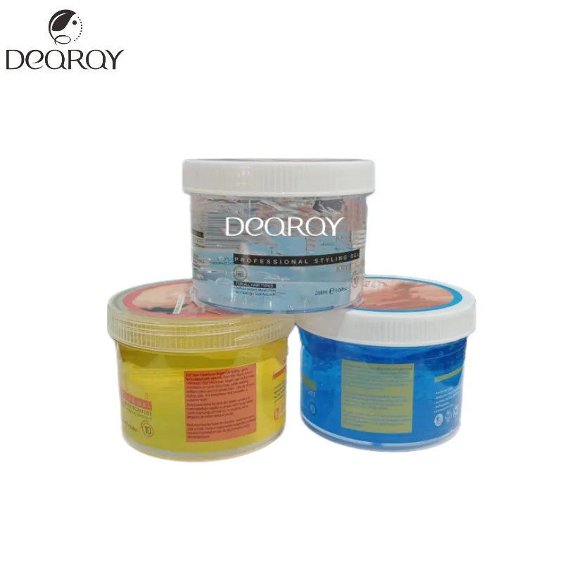 Private Label Moisturizing Nourishing Hair Gel Repairs Moisture Superior Hold Healthy Shine Hair Gel