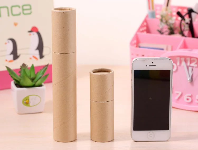 Wholesale Cheap Art Painting Color Set professional Customized Logo Printing 12 Colors long short size Pencil In Paper Tube Box