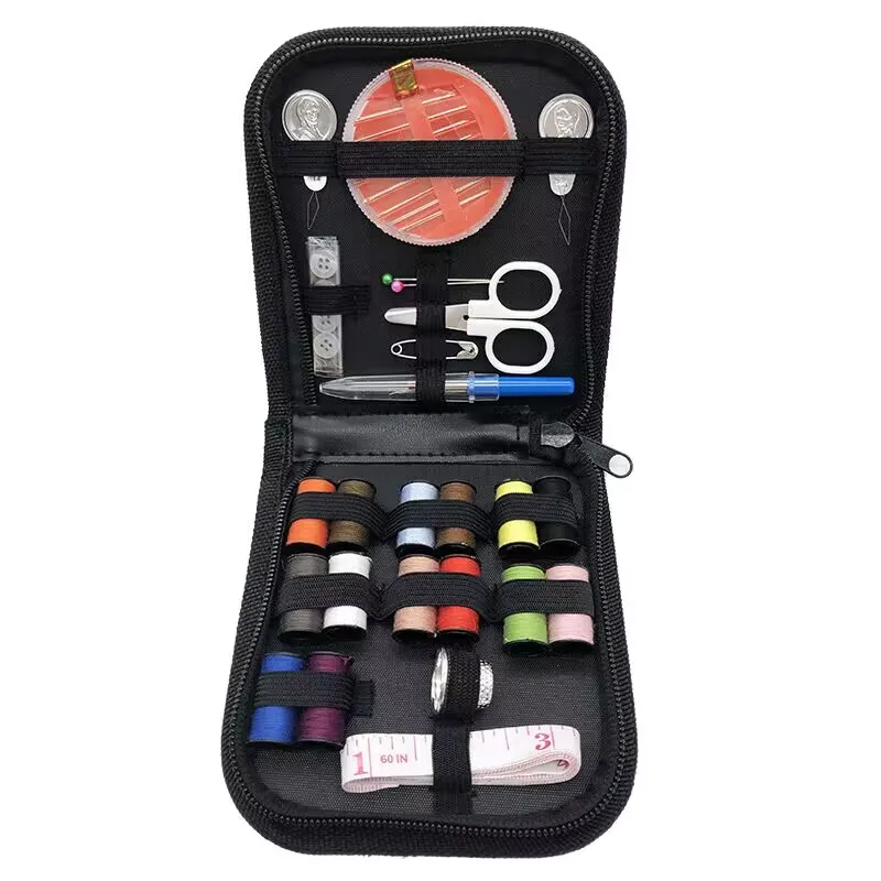 crochet Professional Leather Sewing Kit Bag Durable Portable Home Sewing Kit Set Travel
