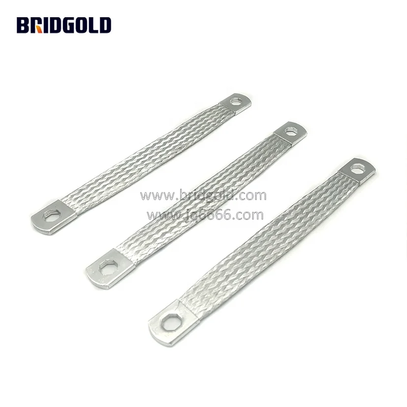 tinned copper braided ground strap for electric drive system