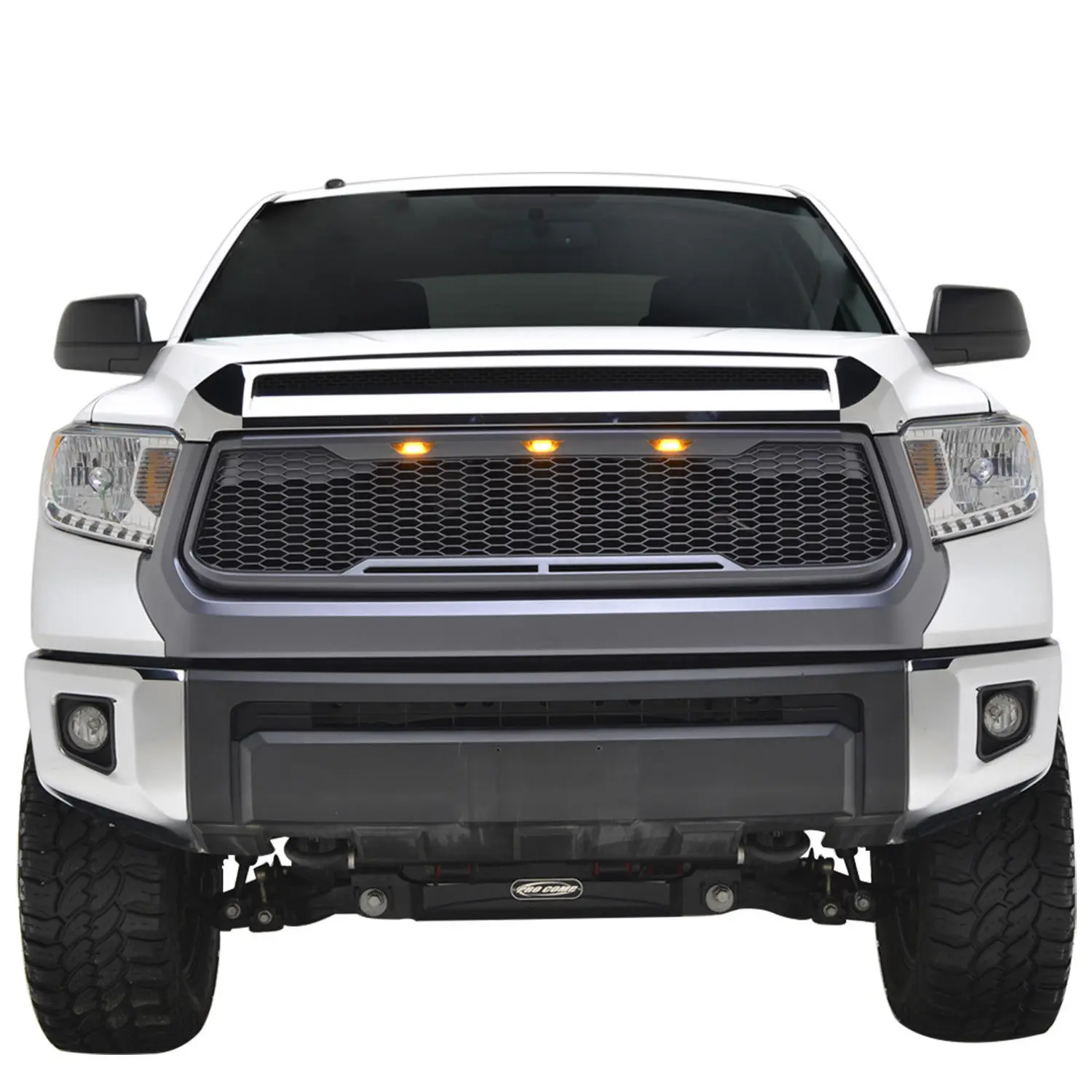 Передняя решетка бампера для решетки Tundra 2014-2020 со светодиодной подсветкой 4x4