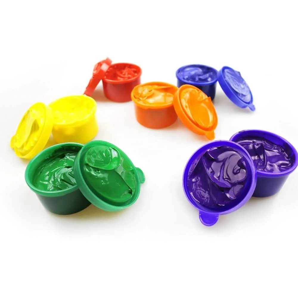 6colors washable 30ml finger paint for kids