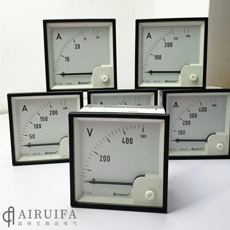 100V 200V 300V NW 18KGS Accuracy Class 1.5 Analog complee  amp meter volt meter panel meter